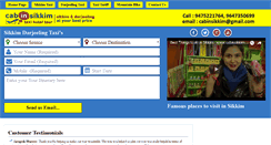 Desktop Screenshot of cabinsikkim.com